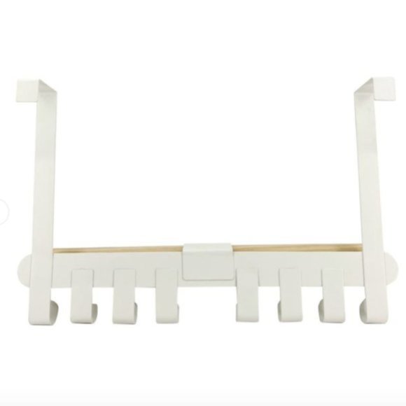 Squared Away Over-the-Door Accessory Organizer in Blond/Coconut Milk - Picture 5 of 9